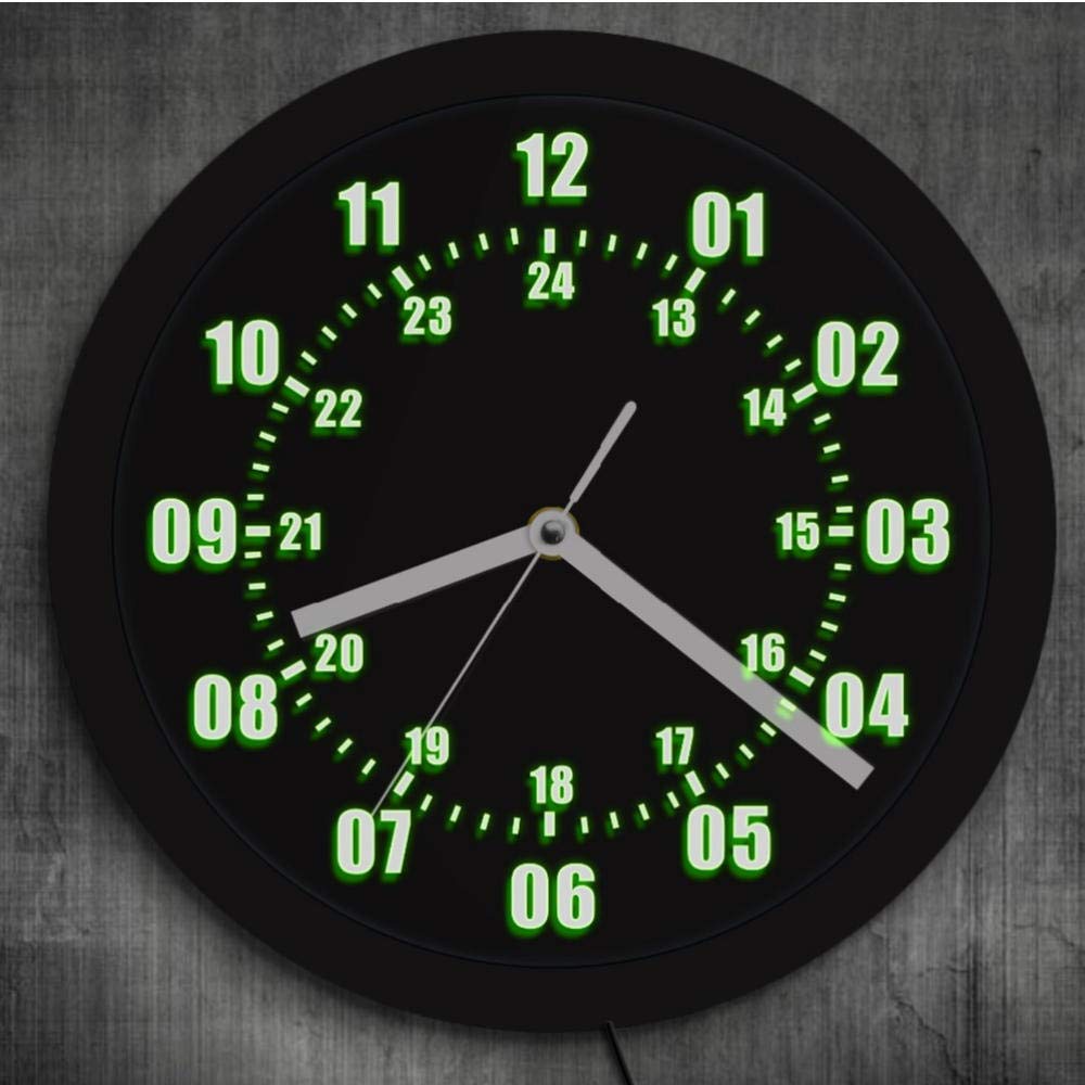 Amazon.co.jp: 掛け時計, 1ピースミリタリーワールドタイムゾーン